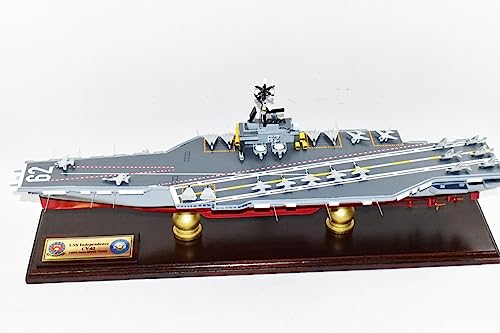 Squadron Nostalgia LLC USS Independence CV-62 Aircraft Carrier Scale Model Mahogany Multi-Colored