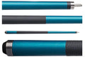 Bull Carbon LD10-15 Series Teal Pool Cue Stick 11.75mm Carbon Fiber Shaft