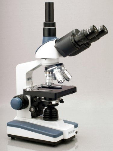 AmScope T120A Trinocular Compound Microscope 40X-1600X LED