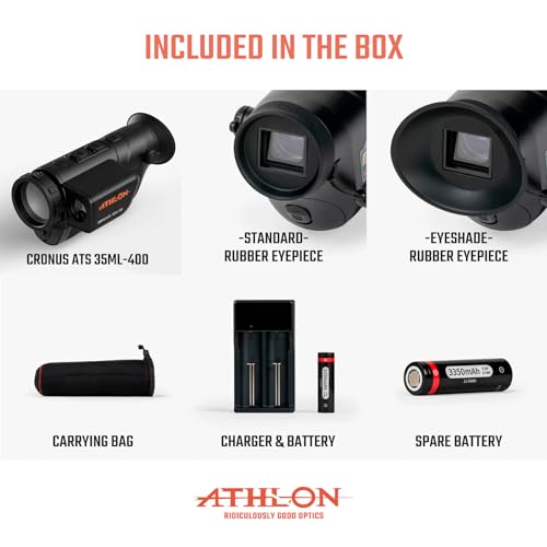 Athlon Optics Cronus ATS 35Ml-400 Thermal Monocular Black