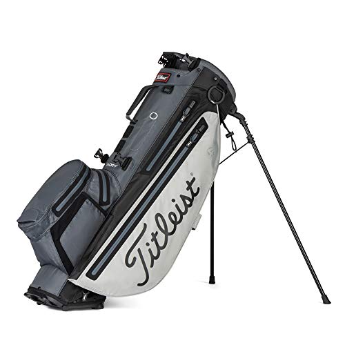 Titleist Players 4 Plus StaDry Golf Bag Gray/Charcoal/Black