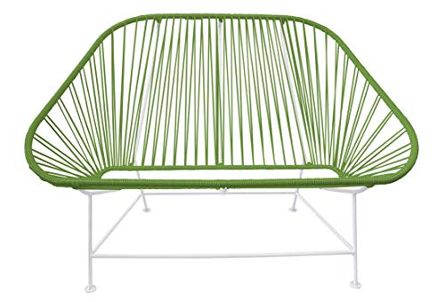 Innit Inlove Loveseat Cactus Weave on Copper Frame
