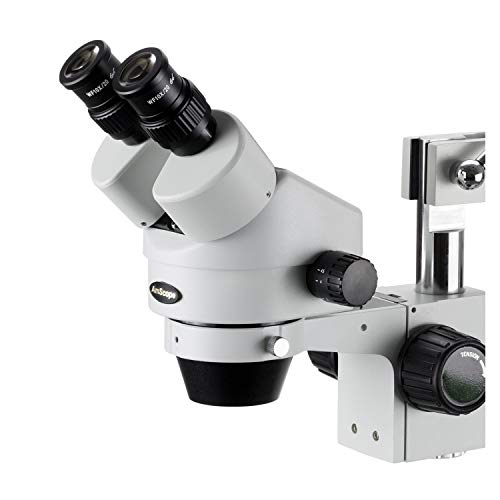 AmScope Professional Binocular Stereo Zoom Microscope 7X-180X Magnification