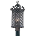 Troy Lighting Los Olivos 3-Light Outdoor Post Lantern 11.63 Inches Wide by 23 Inches High Old Iron