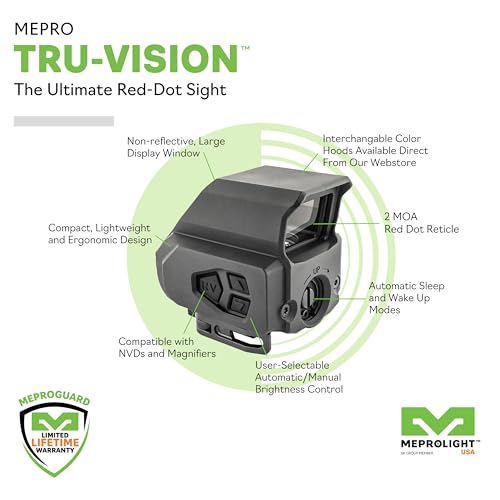 Meprolight Mepro Tru-Vision Reflex Sight and MMX3 Magnifier Tactical Combo Pack Tan