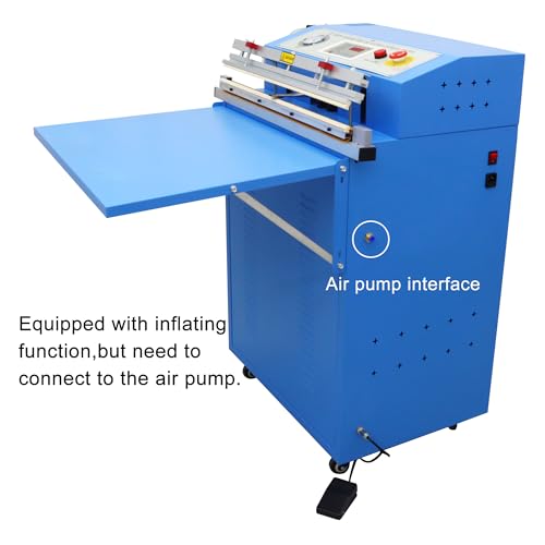 HQHAOTWU Commercial Vacuum Sealer Outside Pumping 23.6inch Blue