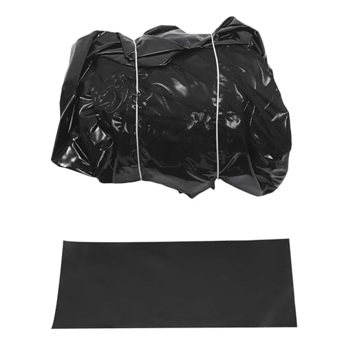 QUSKLISU Inflatable Golf Practice Net Cage with 800W Blower Black