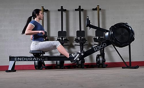 Body-Solid Endurance R300 Air Resistance Rower Black