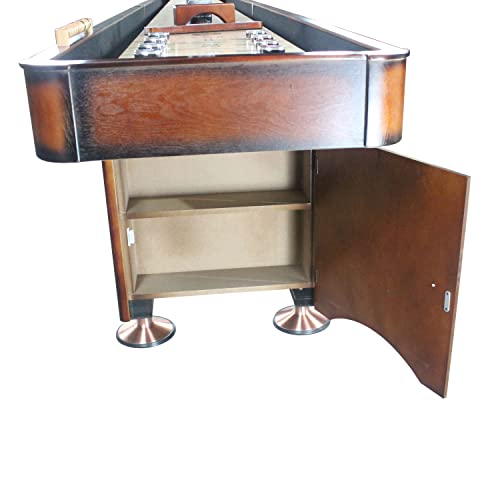 Playcraft Georgetown Cherry 14' 2 Piece Construction Shuffleboard Table