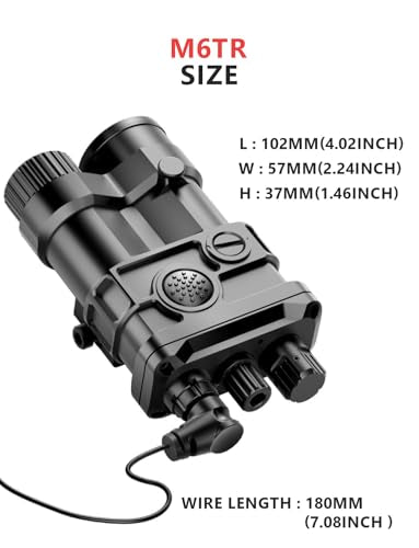 TrebleRay Laserspeed M6TR Dual Green Laser with IR Pointer & Illuminator Black