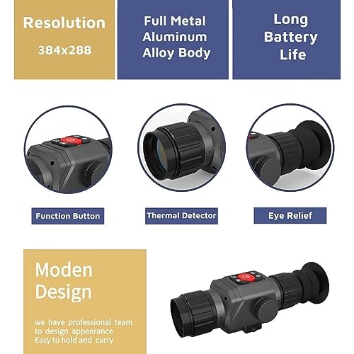 GOYOJO Night Vision Monocular 384×288 Thermal Imager 16X Digital Zoom