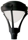 Dabmar Lighting Powder Coated Cast Aluminum Post Top Light Fixture Black