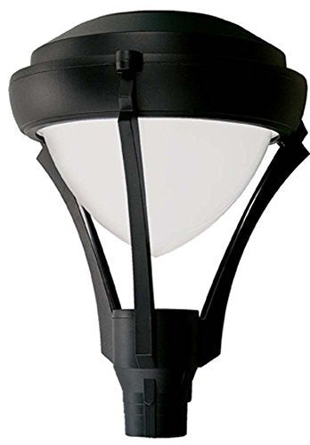 Dabmar Lighting Powder Coated Cast Aluminum Post Top Light Fixture Black