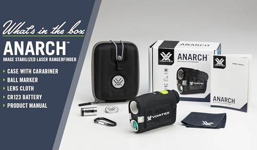 Vortex Optics Anarch Image Stabilized Golf Laser Rangefinder Black