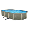 Blue Wave Trinity 18' Round Steel Wall Pool 52" Deep Multicolor