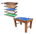 KICK Pentacle 55" 5-in-1 Multi Game Table Brown