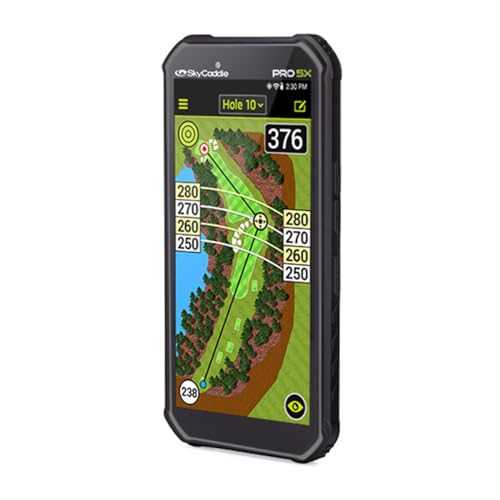 PlayBetter SkyCaddie PRO 5X Handheld Golf GPS Power Bundle Charger & Hard Case