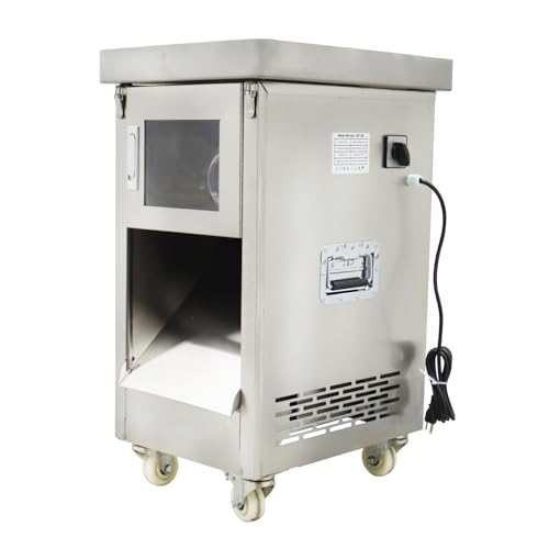 HayWHNKN Electric Meat Grinder Commercial 8mm Plate 880lbs/h 2.2kW Stainless Steel Silver
