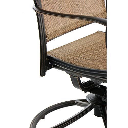 Hanover Fontana 7-Piece Patio Dining Set Tan