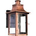 Quoizel Chalmers Outdoor Wall Lantern 15 Inch 1-Light Aged Copper