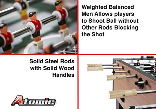 Atomic Gladiator 56" Foosball Table Black