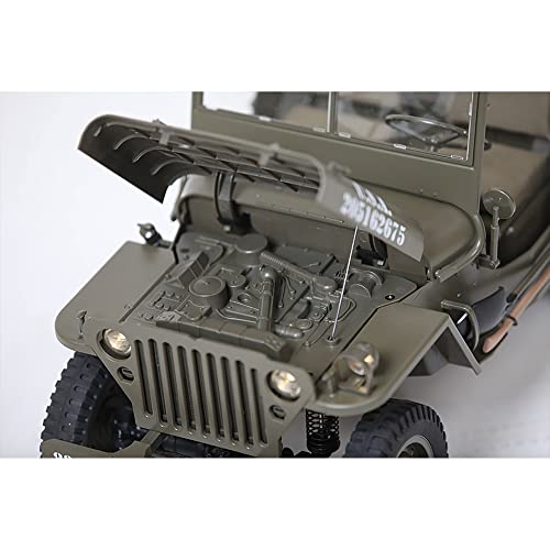 Rochobby FMS 1/6 MB Scaler RC Truck 4WD Brushed RTR Black