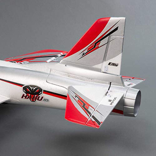 E-flite RC Airplane Habu STS 70mm EDF Jet RTF Basic Trainer Red