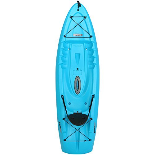 Lifetime Hydros 85 Sit-On-Top Fishing Kayak with Paddle Glacier Blue