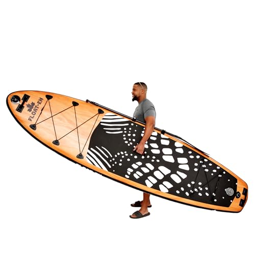 Float-Eh Premium Inflatable Paddle Board 10'6" Black