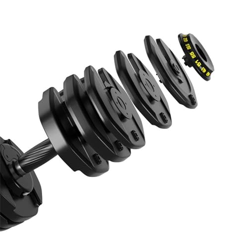 RitKeep Fitness Adjustable Weight Dumbbells 95 lbs Black