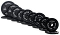 BalanceFrom Cast Iron Olympic 2-Inch Plate Weight Plate Style #2