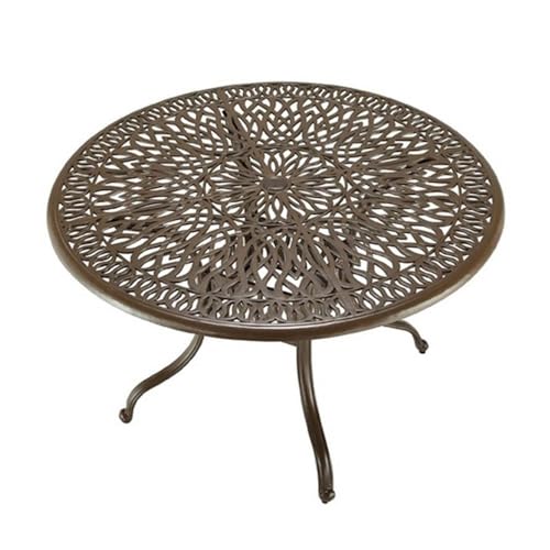 Homestyles 5 Piece Outdoor Dining Set 48" Table Taupe