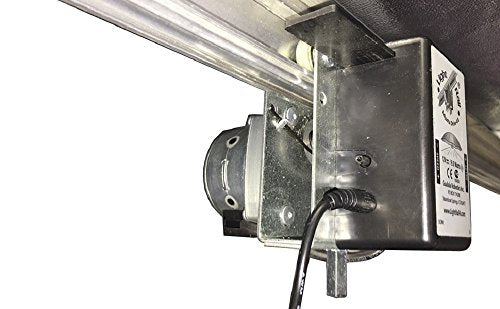 Light Rail Robotic Grow Light Mover Kit for 4 Lights Gray