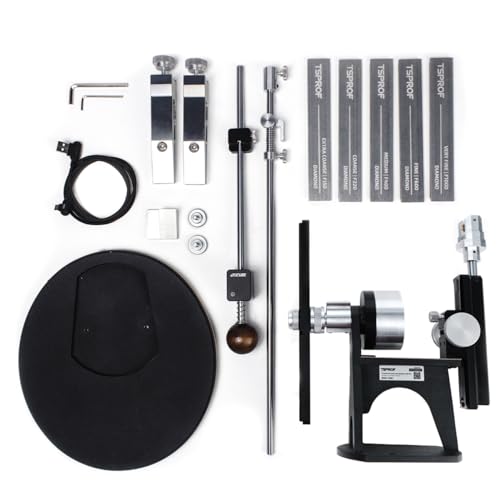 TSPROF K03 Pro Expert Knife Sharpening Kit with Angle Finder Axicube-i Silver