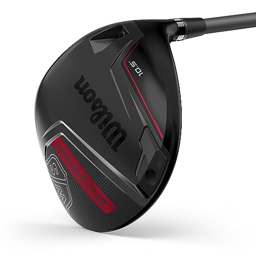 WILSON Dynapower Men's Driver - Right Hand, Senior, 13 Black/Red