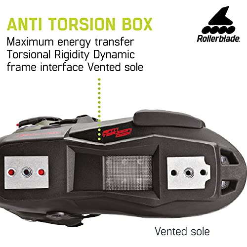 Rollerblade Twister 110 Unisex Urban Fitness Inline Skates Black/Red