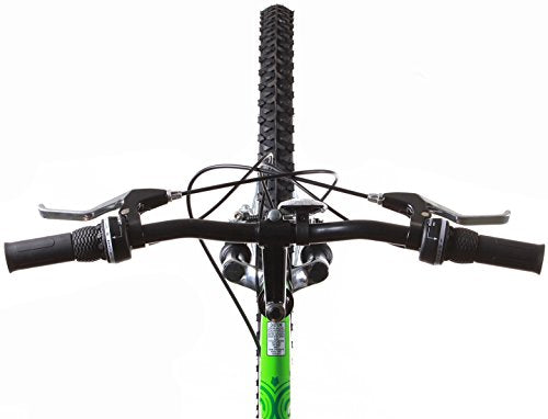 Titan Trail 21-Speed Suspension Men's Mountain Bike 18-Inch Frame Green/Black