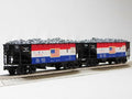 M.T.H. Electric Trains Lionel Cambria & Indiana Die-Cast Twin Hopper 2 Pack Multicolor