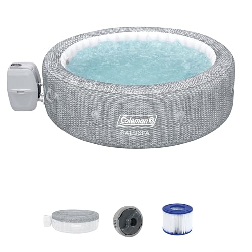 Bestway Coleman SaluSpa Sicily 180 Inflatable Hot Tub with Spa Seat and Headrest Pillows