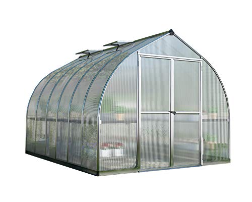 Palram Canopia Bella 8' x 12' Greenhouse Silver
