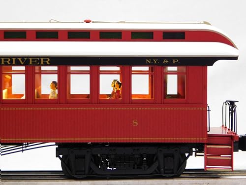 Lionel New York Central Wood Combine Coach 2 Pack O Gauge Natural Color