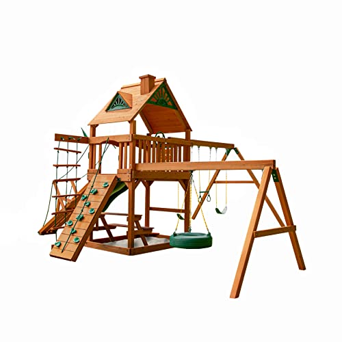 Gorilla Playsets Frontier Wood Swing Set Cedar