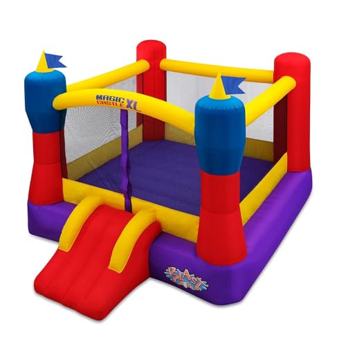 Blast Zone Magic Castle XL10 Inflatable Bouncer with Blower Red/Yellow