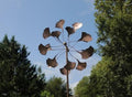 Garden Artisans Ginkgo Copper Wind Spinner