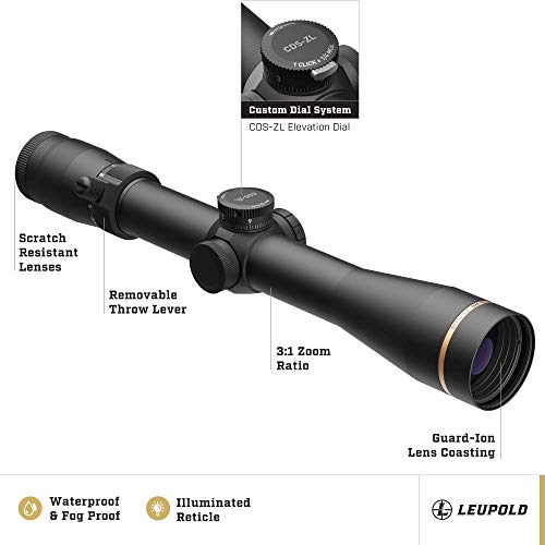 Leupold VX-3HD 3.5-10x40 CDS-ZL Illum. FireDot Twilight Hunter Riflescope