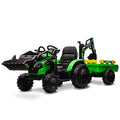 Hetoy 24V Kids Ride-On Tractor Excavator Bulldozer Green