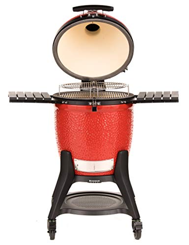 Kamado Joe Classic Joe III 18-Inch Charcoal Grill & Smoker Blaze Red
