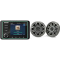 KICKER Premium Marine Gauge-Style Source & 4" Speakers Bundle