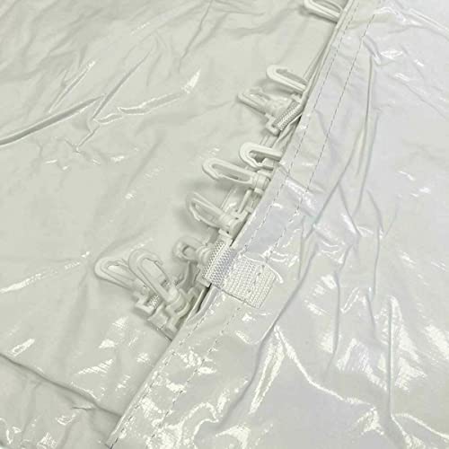 TentandTable 20' x 40' Premium Blockout Sidewall Kit for Canopy Tents White