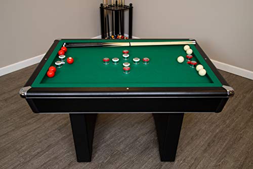 Hathaway Renegade 54-In Slate Bumper Pool Table Black/Green